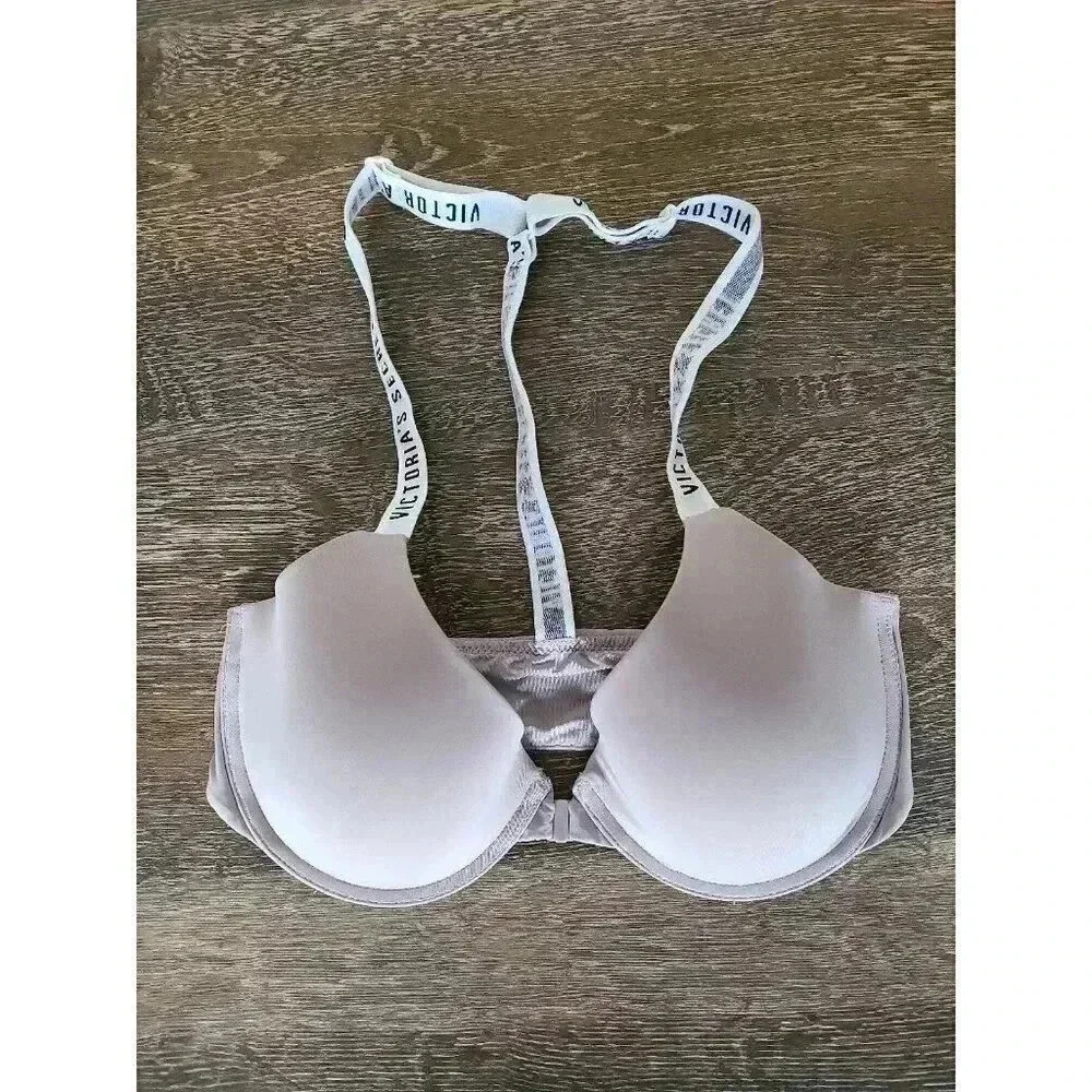 Victoria Secret Lightly Lines Demi Front open size 32D Bra